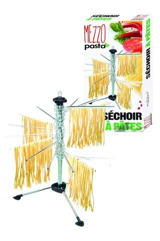 Séchoir à pâtes fraîches en acier inoxydable - 45 x 25 x 7 cm