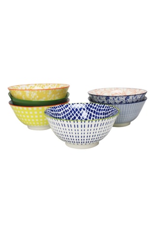 6 bols en porcelaine Sabae - 55 cl
