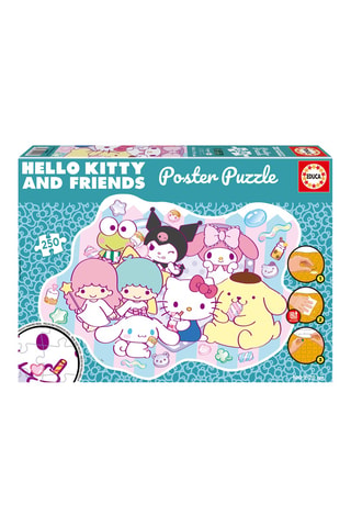 Poster puzzle hello kitty & friends - 250 piezas - Desde 8 años