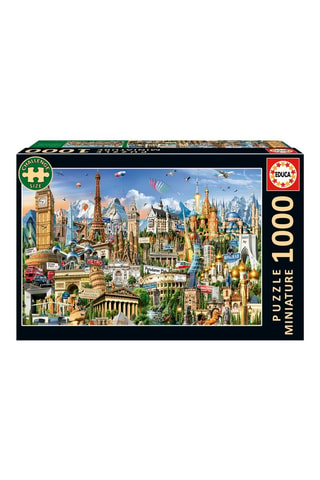 Puzle Símbolos de Europa Miniature - 1000 piezas