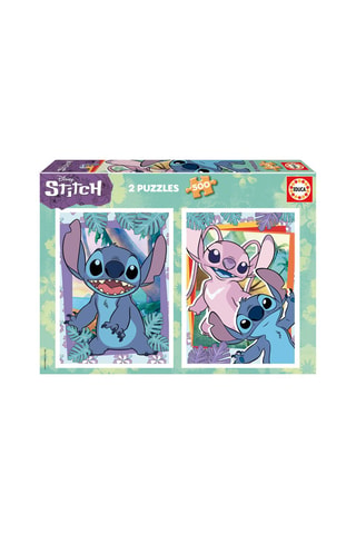 2 puzles Ángel y Stitch Lilo y Stitch Disney - 500 piezas