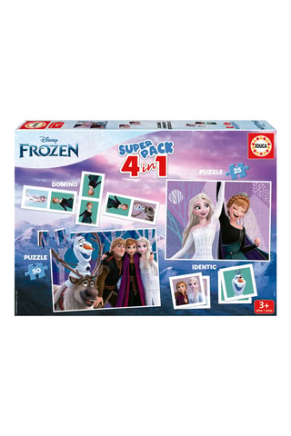 Super pack 4 en 1 Elsa y Anna Frozen Disney - Desde 3 años