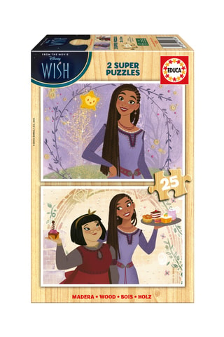 2 puzles Wish -  2 x 25 piezas  -  Desde 3 años