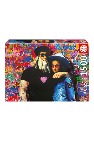 Puzle Leo y lisa, tv boy -  1500 piezas  -  Desde 14 años