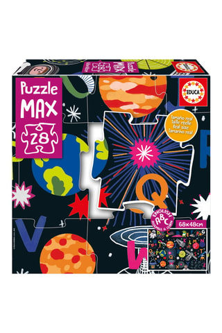 Puzle Max puzzles alphabet space - 28 piezas - Desde 3 años