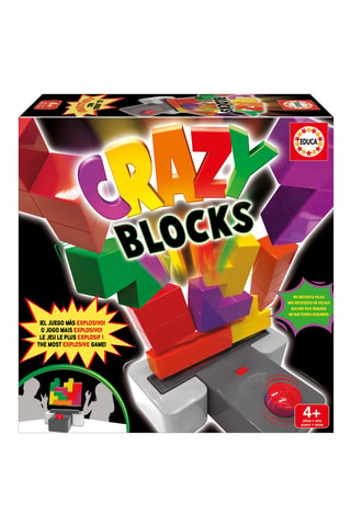 Juego de mesa Crazy blocks -  17 piezas  -  Desde 4 años