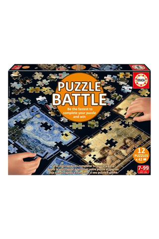 12 puzles Puzzle battle arte -  12 x 42 piezas  -  Desde 7 años