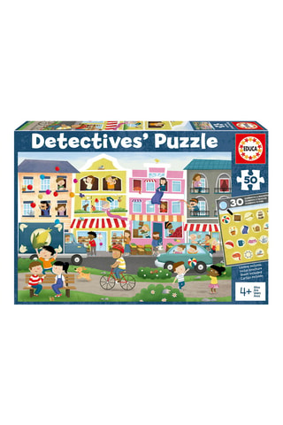 Puzle Ciudad «detectives' puzzles» -  50 piezas  -  Desde 4 años