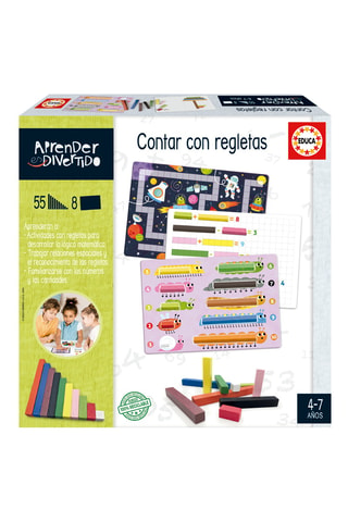 Juego educativo Contar con regletas -  63 piezas  -  Desde 4 años