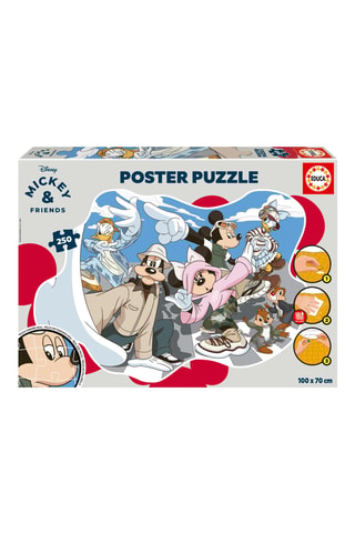 Poster puzzle mickey & friends - 250 piezas - Desde 8 años