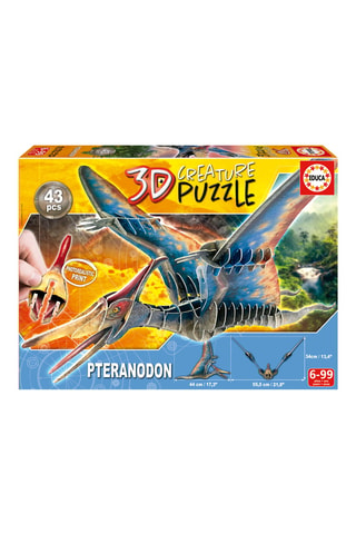 Puzle Pteranodon 3D creature puzzle -  43 piezas  -  Desde 6 años