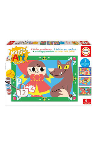 Juego de pintura por números Magic art number - cuentos clásicos -  Desde 4 años