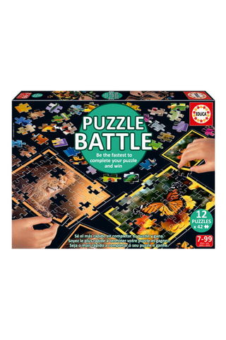 12 puzles Puzzle battle natura -  12 x 42 piezas  -  Desde 7 años