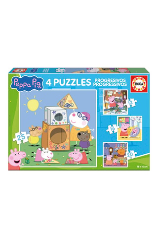 4 puzles Progresivos peppa pig - Desde 3 años