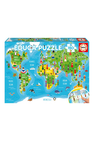 Puzle Girls of the world «geopuzzles» - 150 piezas - Desde 6 años