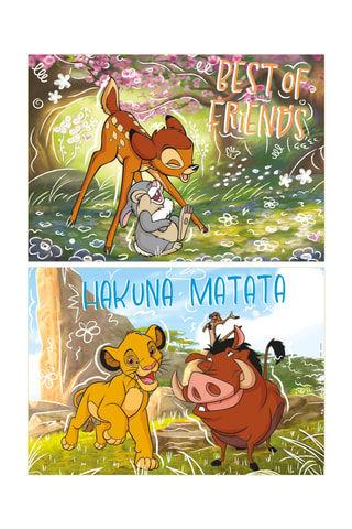 2 puzles Disney classics - 2 x 100 - Desde 6 años
