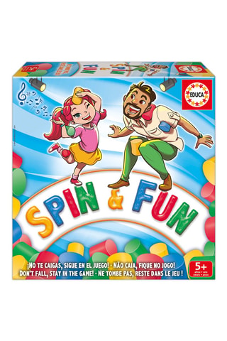 Juego de mesa Spin & fun -  18 piezas  -  Desde 5 años