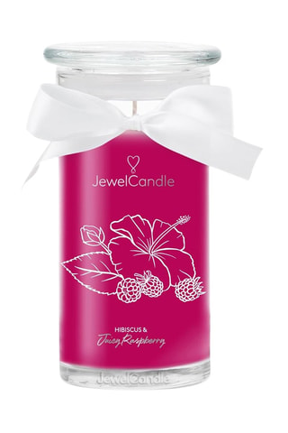 Vela perfumada y collar Hibiscus & Juicy Raspberry - Afrutada
