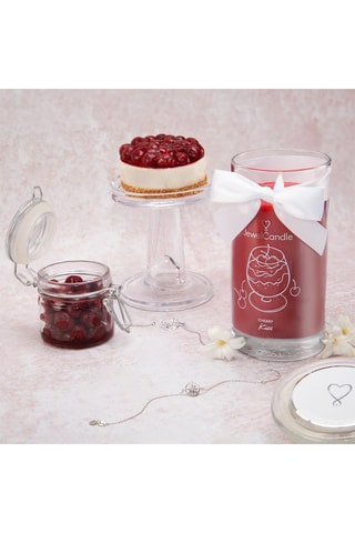 Vela perfumada y collar Cherry Kiss - Afrutada y azucarada