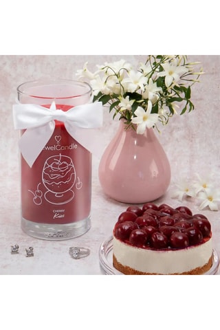 Vela perfumada y collar Cherry Kiss - Afrutada y azucarada