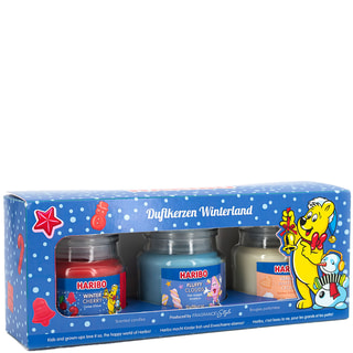 Estuche de velas perfumadas - Haribo Winterland - 3 x 85 g
