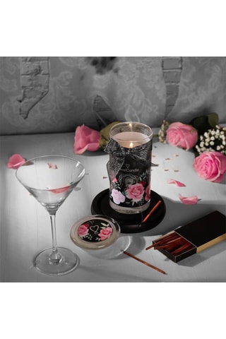 Vela perfumada y anillo S Rose Noir - Floral