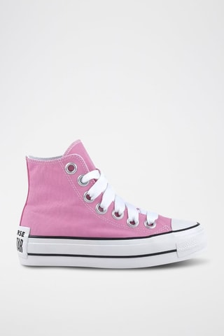 Baskets montantes plateformes Hi All Star Lift - Rose - Blanc, noir et rose