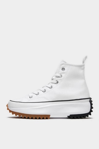 Sneakers montantes plateformes Run Star Hike - Blanc - Blanc, noir et marron