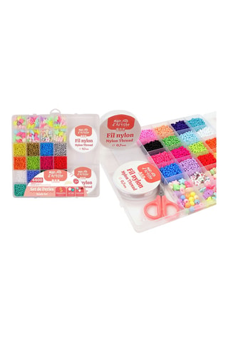 Coffret pour confectionner des bijoux - 4404 pièces - Dès 6 ans
