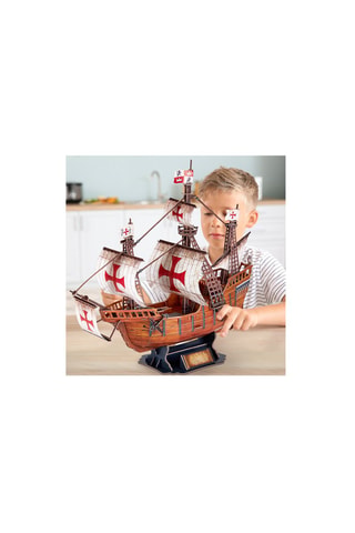 Maquette 3D Bateau Santa Maria- 204 pièces - Dès 8 ans