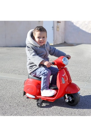 Moto électrique Vespa GTS - Dès 18 mois - 2 km/h