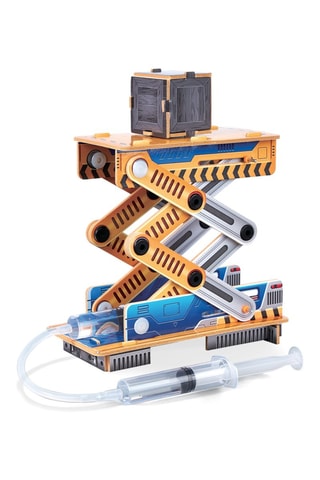 Elévateur hydraulique en bois National Geographic - 51 pièces - Dès 5 ans