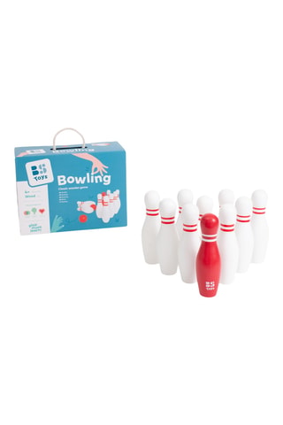Ensemble de bowling en bois - 13 pièces - Dès 4 ans