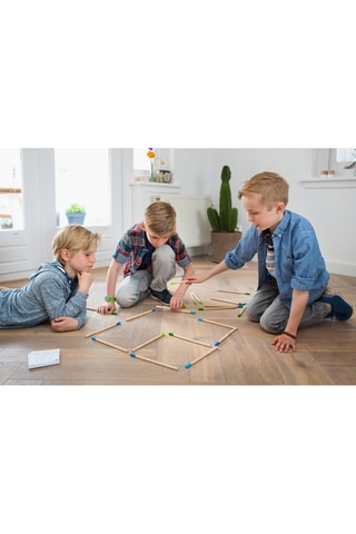 Jeu des allumettes en bois - 54 pièces - Dès 8 ans