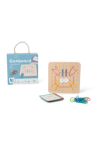Géoplanche en bois - 69 pièces - Dès 4 ans