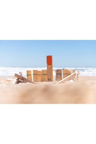 Jeu de plein air Kubb en bois - 17 pièces - Dès 8 ans