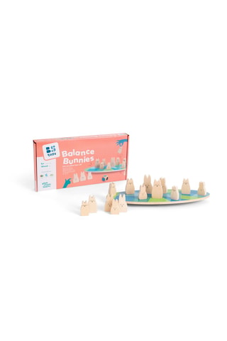 Balance Bunnies en pin - 15 pièces - Dès 4 ans