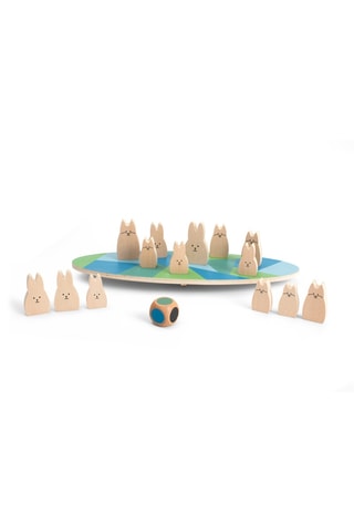 Balance Bunnies en pin - 15 pièces - Dès 4 ans