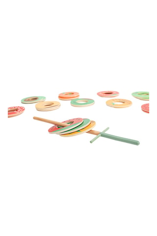 Jeu d'adresse et de mouvement Catch the Fruit en bois - 31 pièces - Dès 8 ans