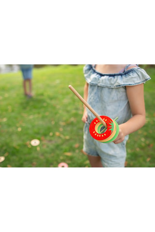Jeu d'adresse et de mouvement Catch the Fruit en bois - 31 pièces - Dès 8 ans
