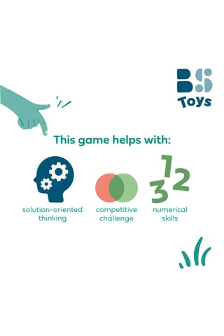 Jeu de dés Yatzy Junior en bois - 7 pièces - Dès 6 ans