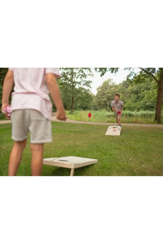 Le jeu d'adresse et de lancer Cornhole en bois - 10 pièces - Dès 6 ans
