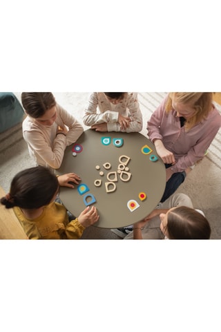 Jeu de société Mémo Tri-formes en bois - 20 pièces - Dès 4 ans
