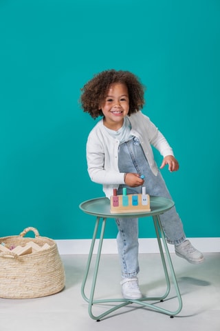 Jouet à ressort pop-up en bois - 5 pièces - Dès 2 ans