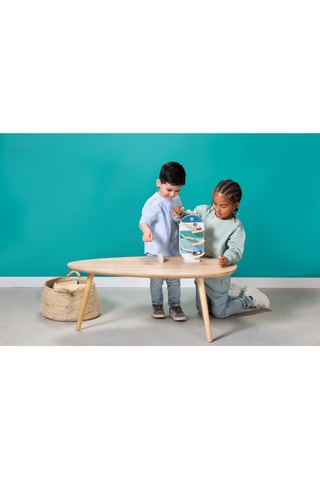 Ensemble véhicule et piste en bois - 5 pièces - Dès 2 ans