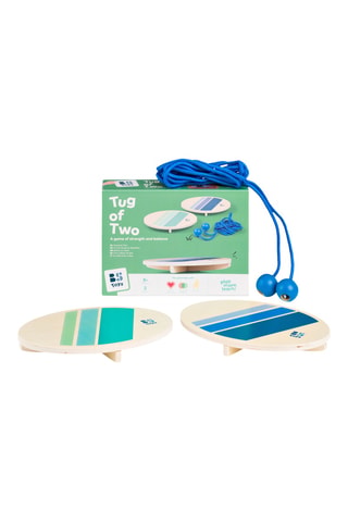 Jeu de tir à la corde en équilibre en bois - 3 pièce - Dès 5 ans