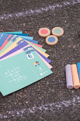 Kit de jeu à la craie - 20 pièces - Dès 3 ans