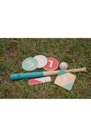 Ensemble de baseball en bois - 7 pièces - Dès 8 ans