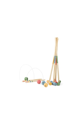 Set de croquet en bois - 20 pièces - Dès 3 ans