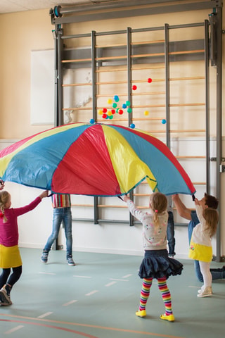 Parachute de jeu - 25 pièces - Dès 4 ans